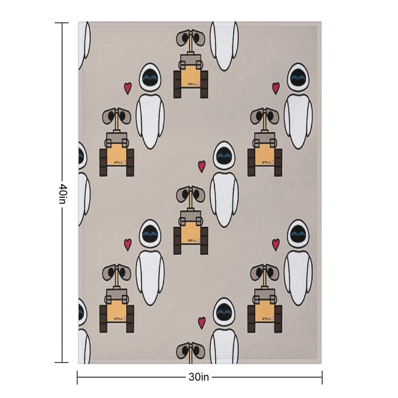 Wall-E And Eve Anti-pilling Throw Blanket