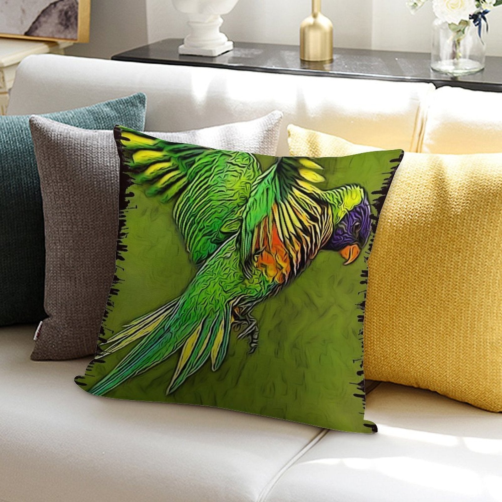 LORIKEET - 5 Soft Warmth Comfort Throw Pillow