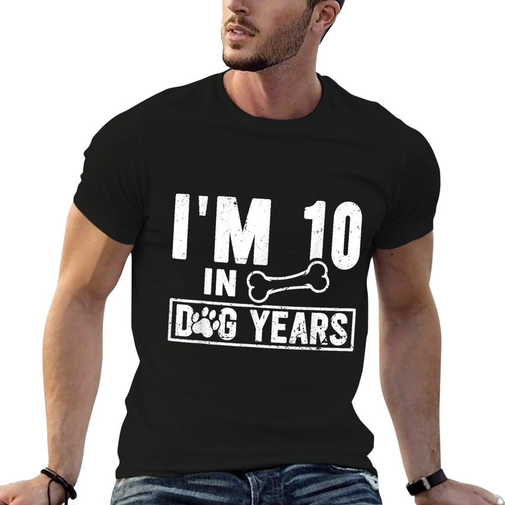 I'm 10 In Dog Years 70th Birthday  Stretchy T-Shirt