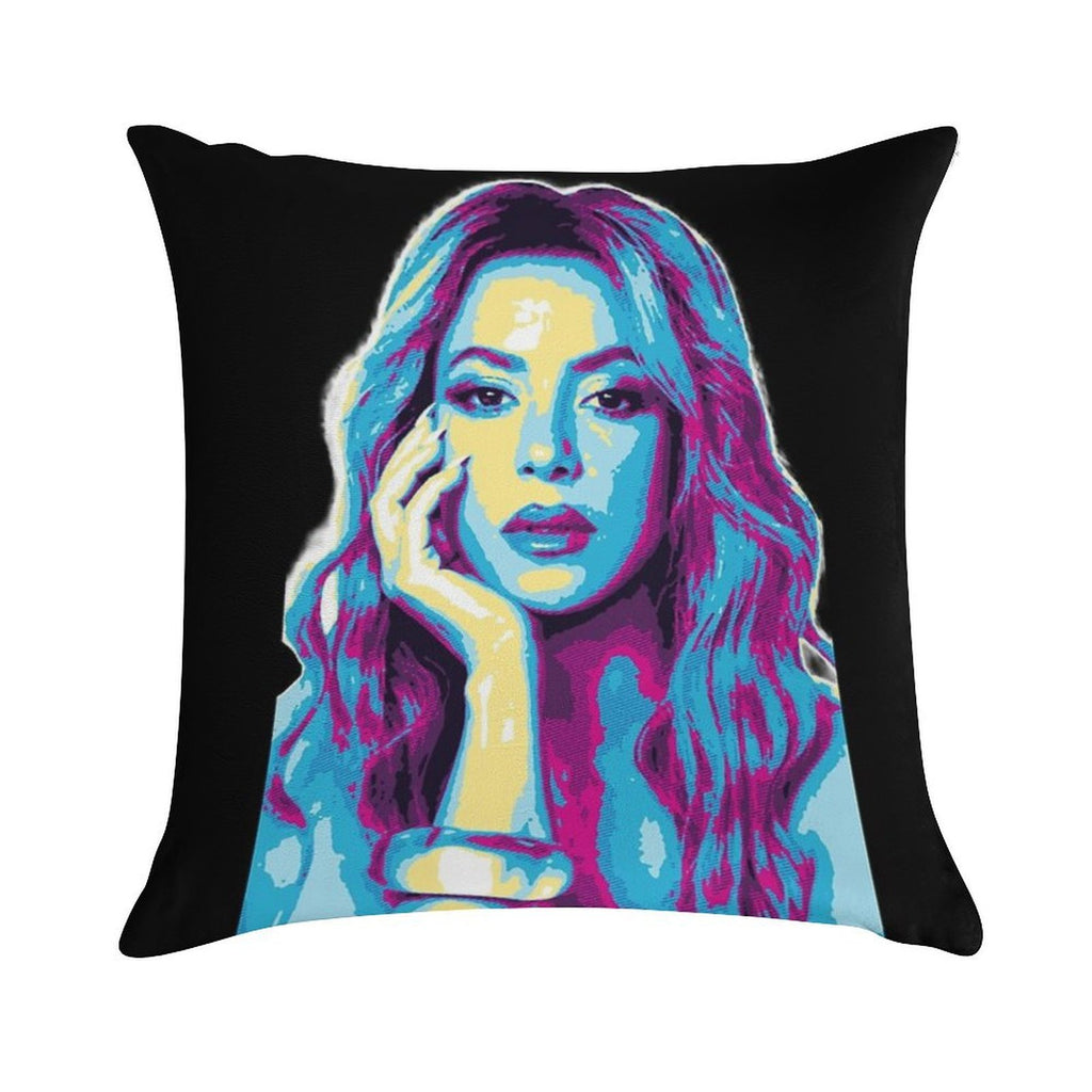 Shakira Retro 80s Soft Home Decor Throw Pillow