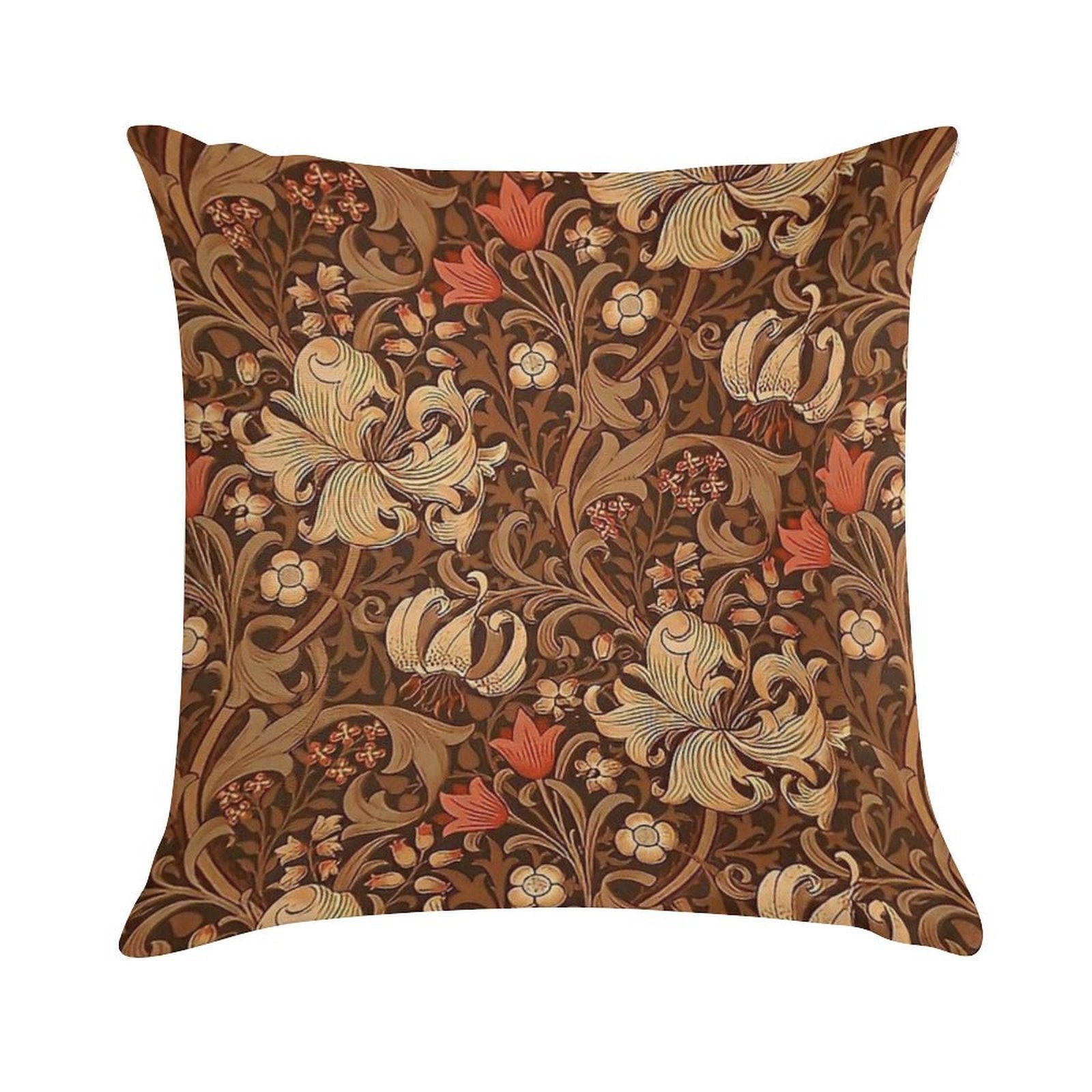William Morris - Honeysucklea Soft Multiple Sizes Throw Pillow