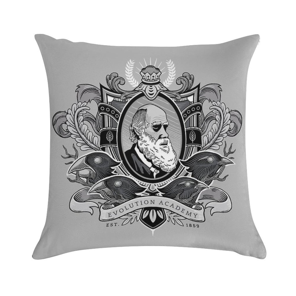 Evolution Academy Soft Decorative Cover Throw Pillow