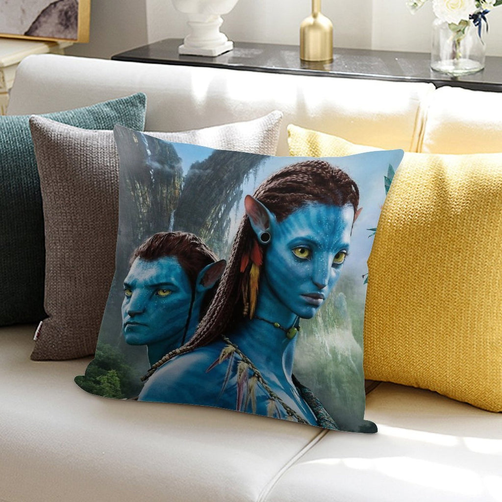 Avatar Print Soft Multiple Sizes Throw Pillow