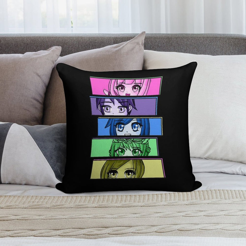 Aesthetic Funneh Krew Soft Fade-Resistant Throw Pillow