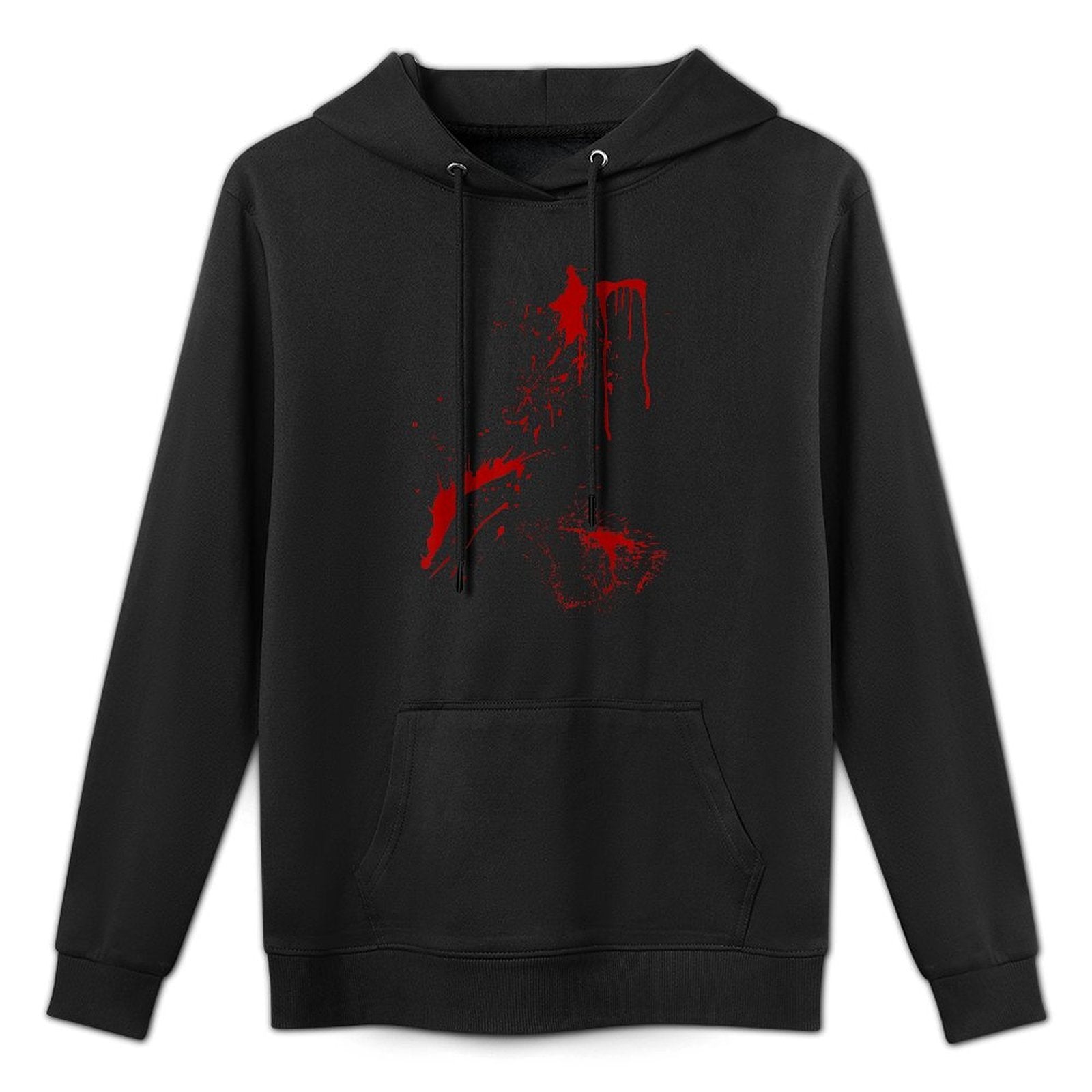 Blood Splatter Halloween Fake Bloody Spatter Zombie Victim Breathable Fabric Hoodie