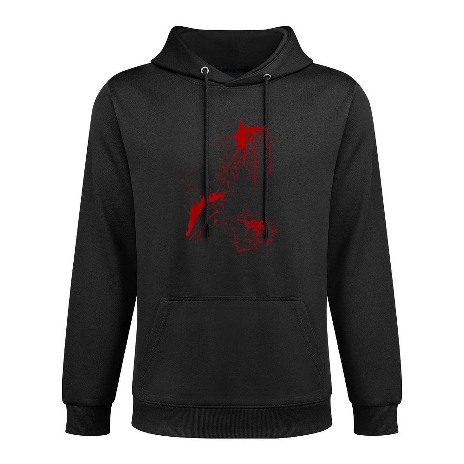 Blood Splatter Halloween Fake Bloody Spatter Zombie Victim Breathable Fabric Hoodie