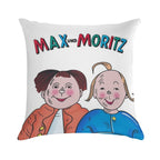Max And Moritz Lausbuben Soft Luxury Feel Throw Pillow