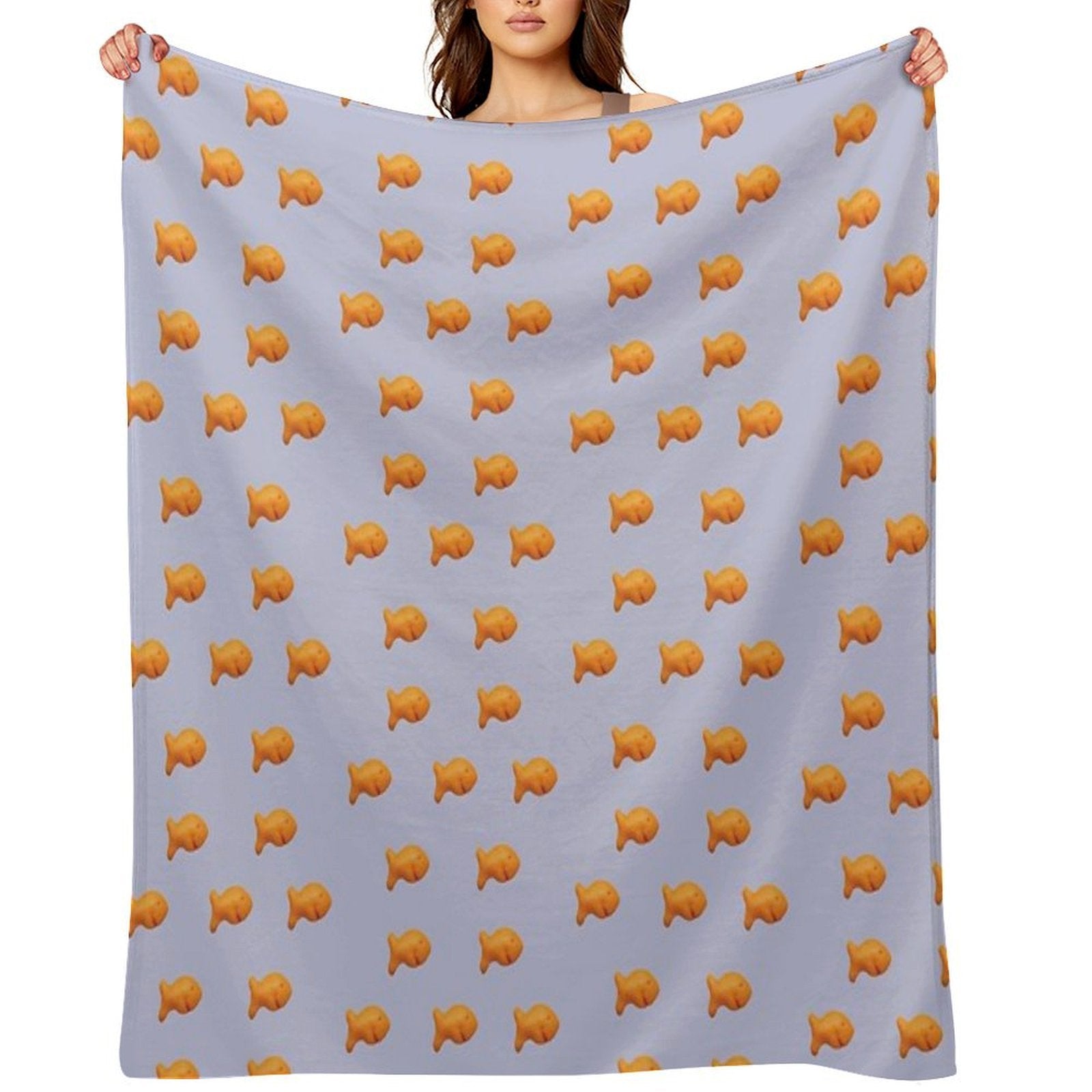Goldfish Crackers Easy Care Throw Blanket