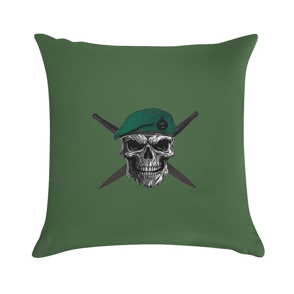 Royal Marines Skull And Dagger Soft Gift Ready Throw Pillow