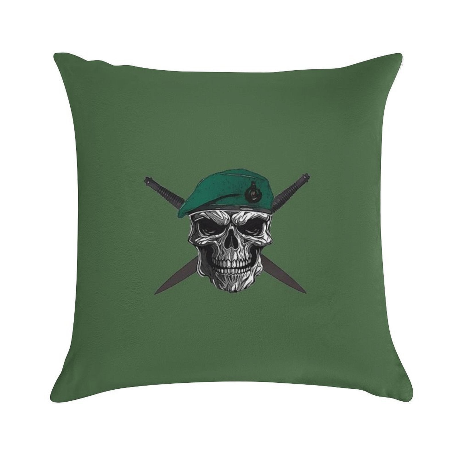 Royal Marines Skull And Dagger Soft Gift Ready Throw Pillow