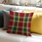 Clan Gibson Tartan Soft Ultra-Soft Texture Throw Pillow
