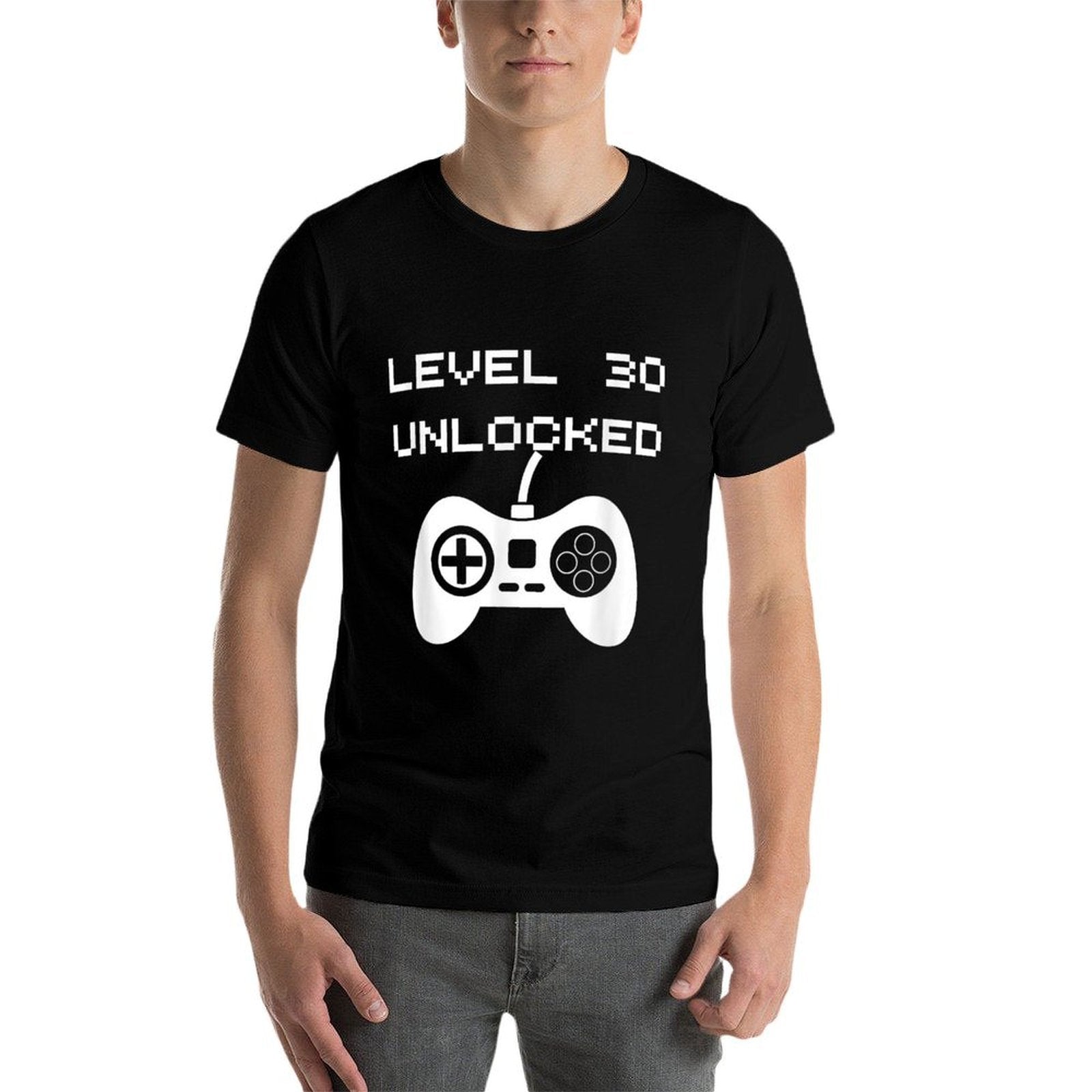 Level 30 Unlocked Gaming - 30th Birthday Gift  Cotton T-Shirt