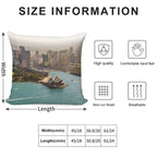 Sydney from The Sky Soft Multiple Sizes Throw Pillow