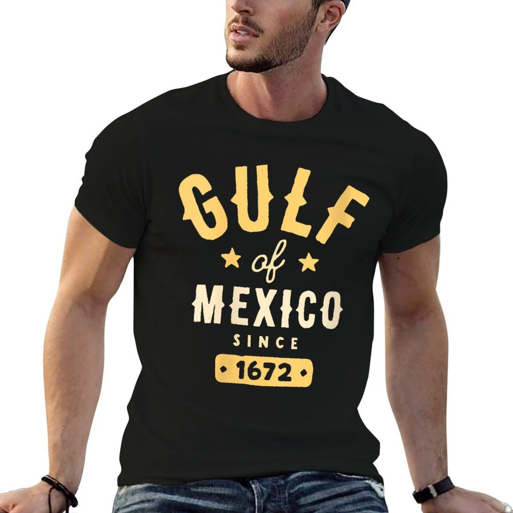 Womens Gulf of Mexico Since 1672  Fade-proof Color T-Shirt