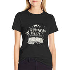 Fantasy Romance Readers Society Shadow Daddy Lover  Ribbed Collar T-Shirt