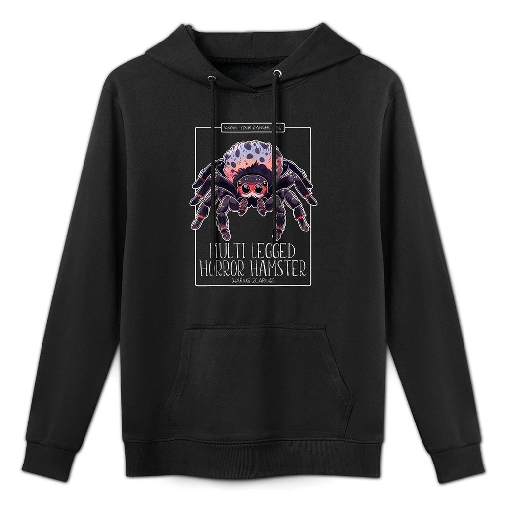 Multi-Legged Horror Hamster  Funny Cute Tarantula Meme Customizable Surface Hoodie
