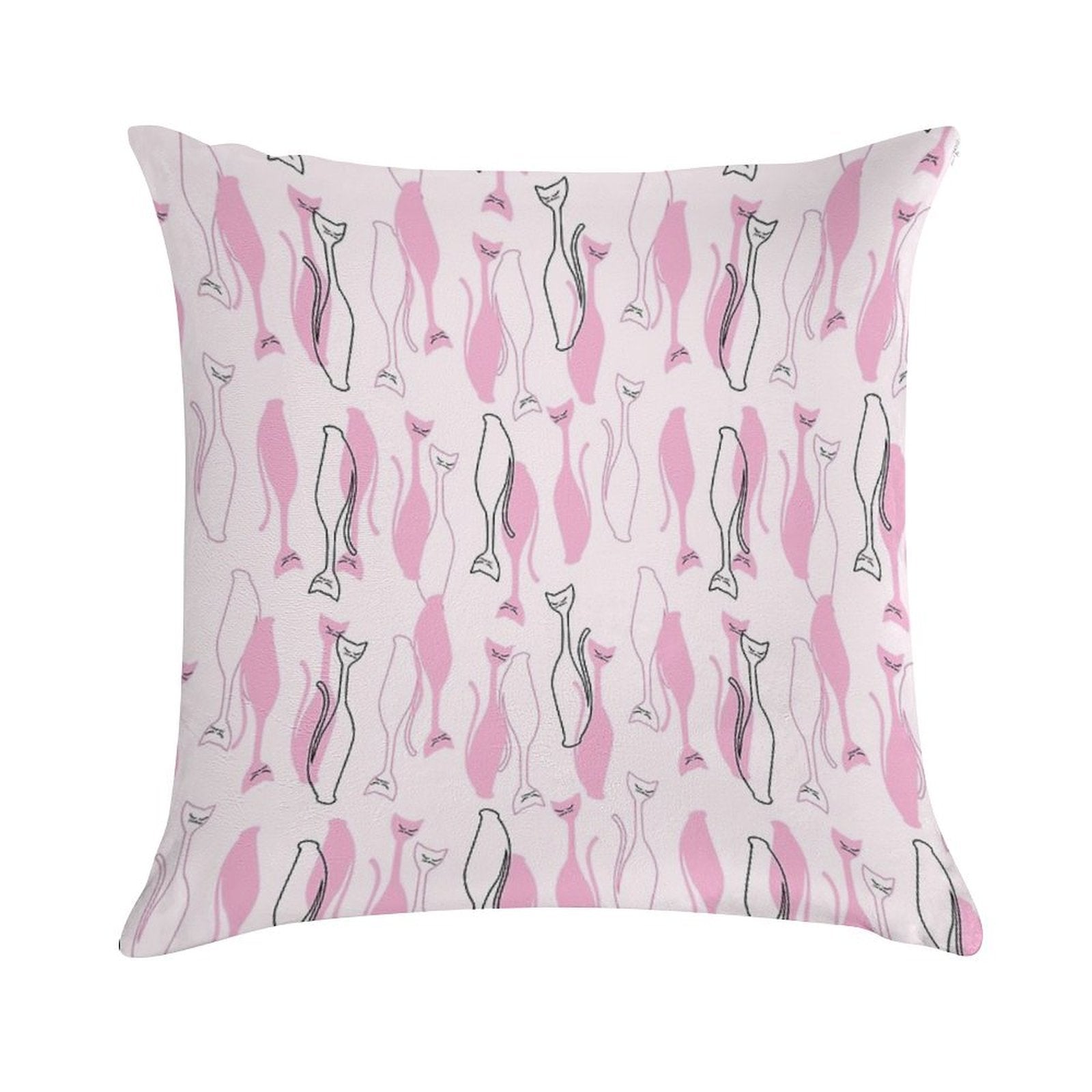 Atomic Kitties Soft Gift Ready Throw Pillow