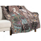 The High Priestess Premium Throw Blanket