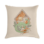Aeon Archway Apatosaurus  Dinosaur Sci-Fi Space Art Soft Warmth Comfort Throw Pillow