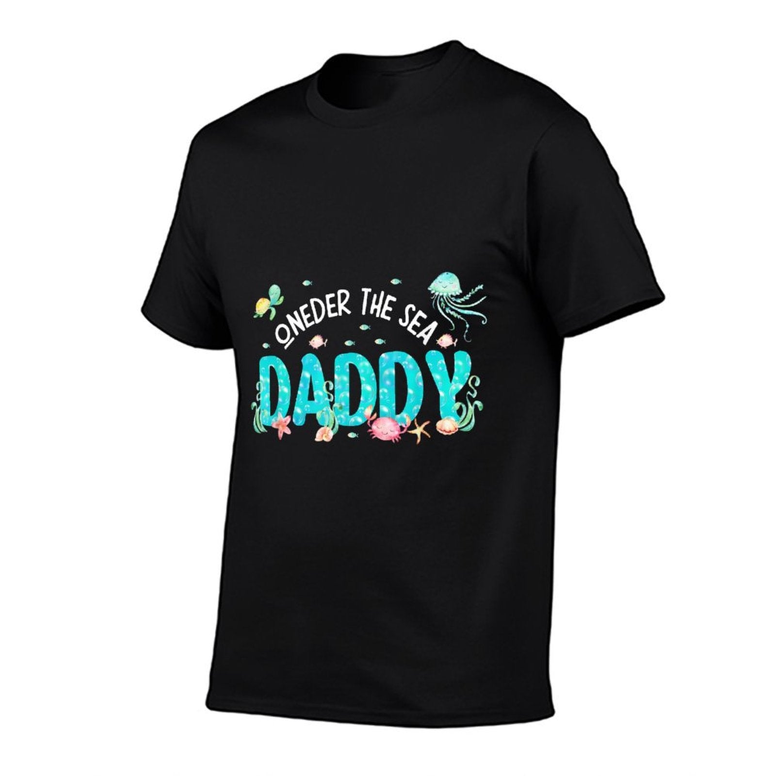 Mens Under Sea Daddy Birthday Girl Boy Matching Family Party  Soft T-Shirt