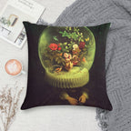 Luminescent Garden Soft Gift Ready Throw Pillow