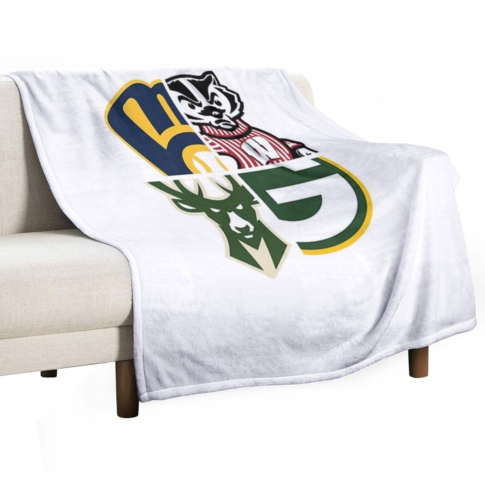 Wisconsin Sports Versatility Throw Blanket