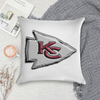 Basic Kansas City Chiefs Logo Soft Multiple Sizes Throw Pillow