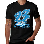 23 Drip Powder Blue 9s Matching For Men Women  Odor-resistant T-Shirt
