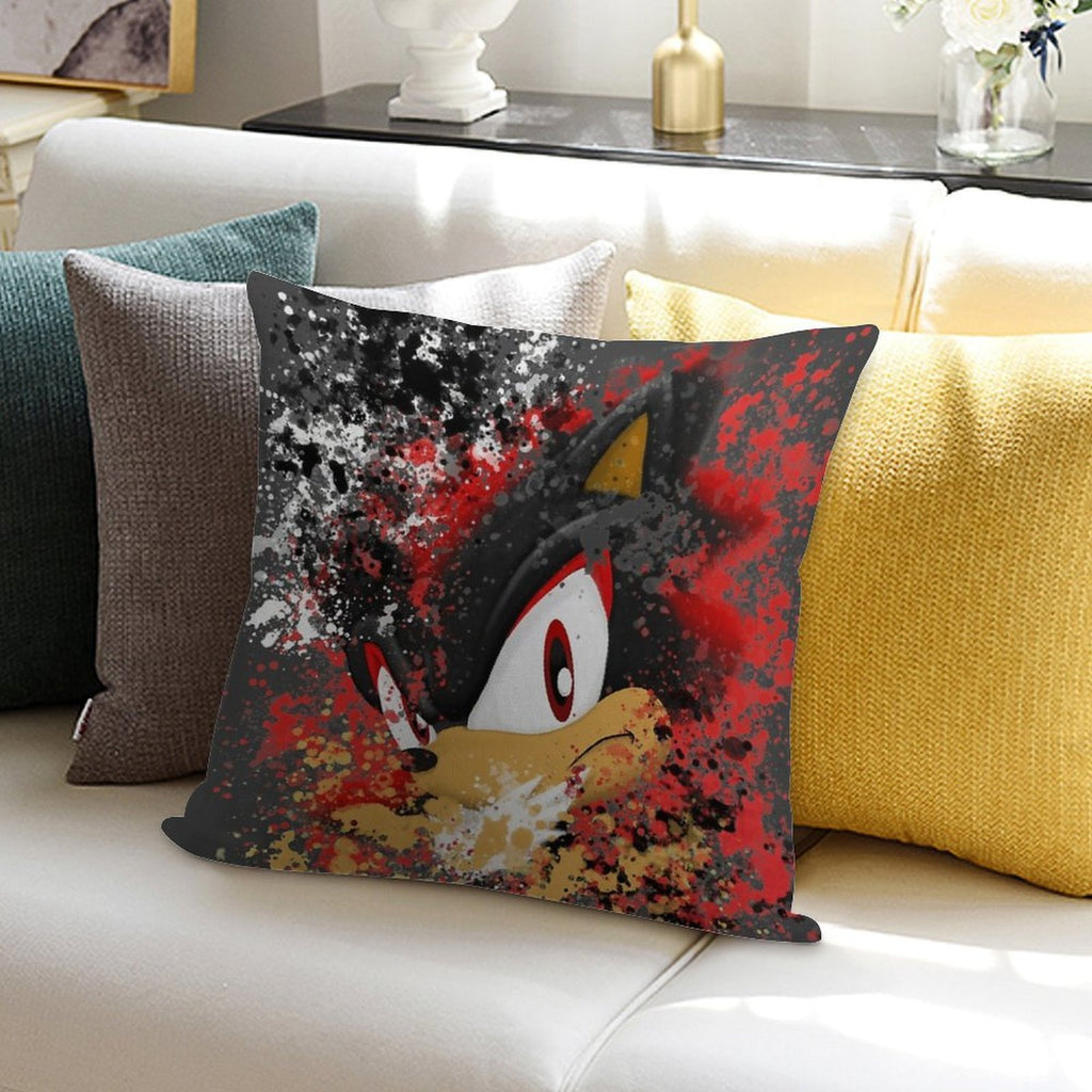 Shadow Stare Back V2.0 Soft Hidden Zipper Throw Pillow