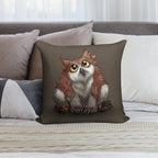 Adorable Owlbear Cub Soft Bedroom Essential Throw Pillow
