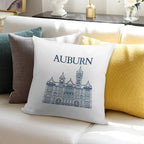 Samford Hall Soft Decorative Cover Throw Pillow