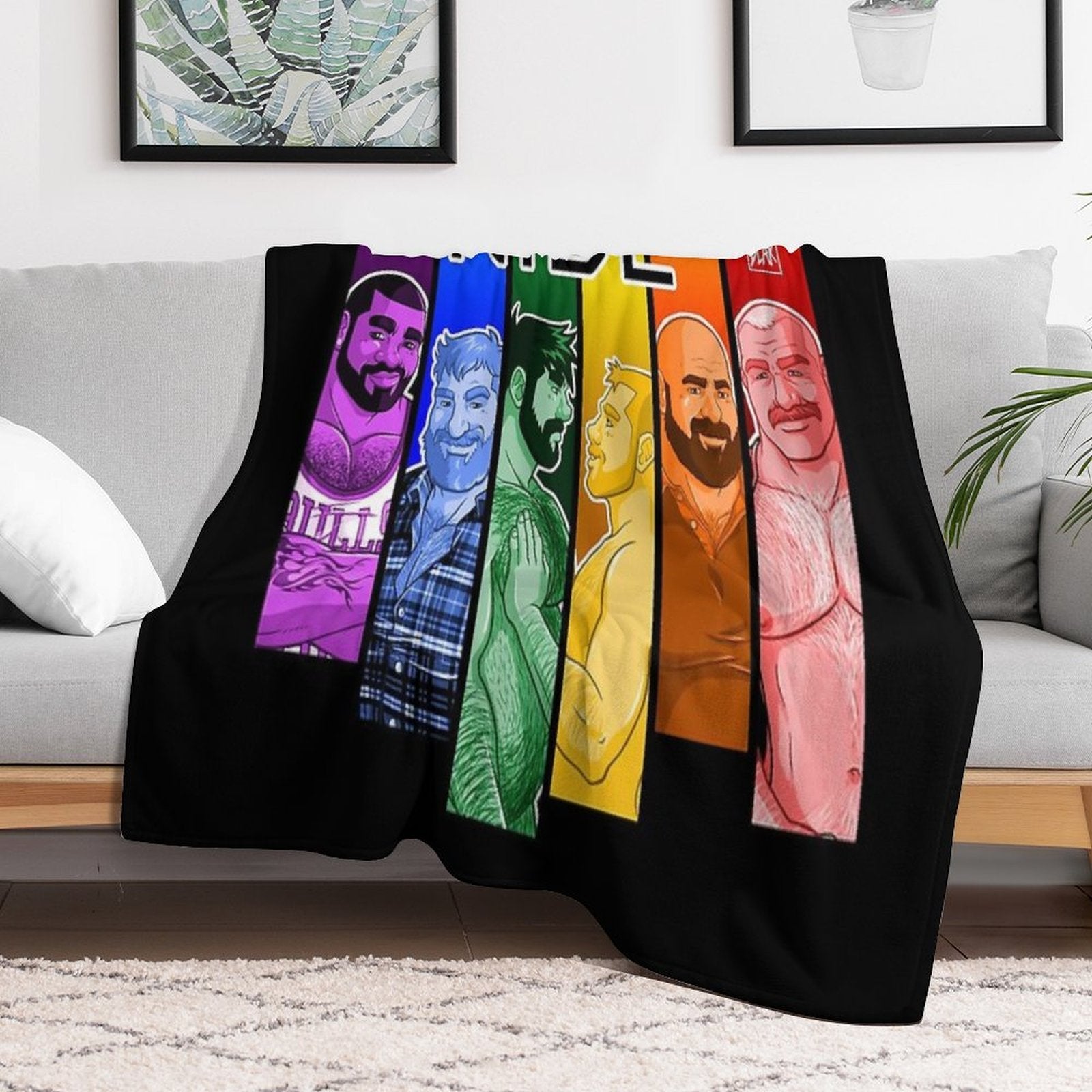 GAY PRIDE 2019 All-season Throw Blanket