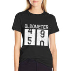 Vintage Oldometer 49-50 Tee 50th Birthday Gift Men Women  Durable T-Shirt