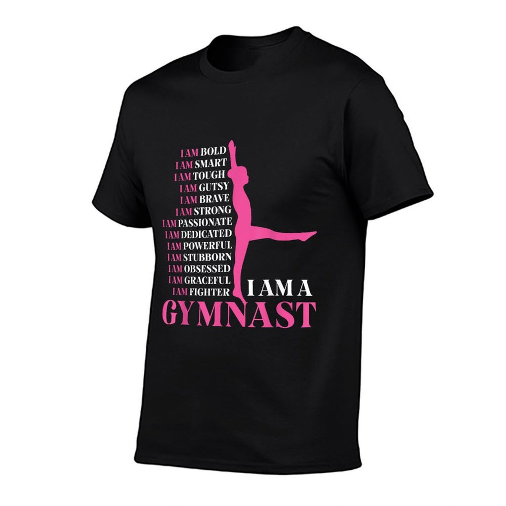I Am A Gymnast Gymnastics Girls Boys Women Men Retro Sports  Affordable Price T-Shirt