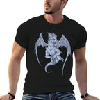 Cool Big Flying Fantasy Dragon  Polyester Blend T-Shirt