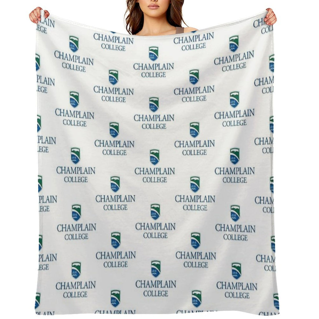 Champlain College Comfort Throw Blanket