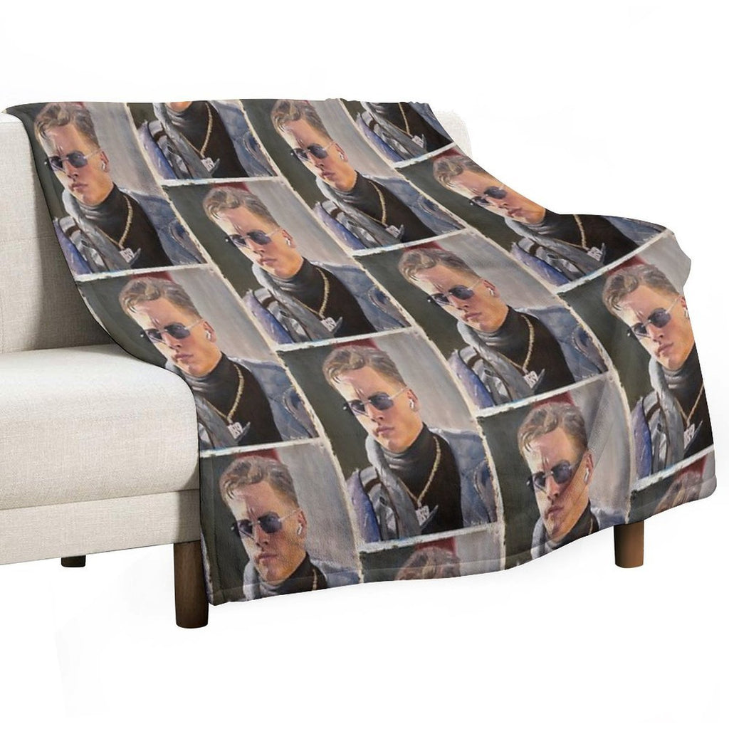 Joe Burrow Bengals Easy Care Throw Blanket