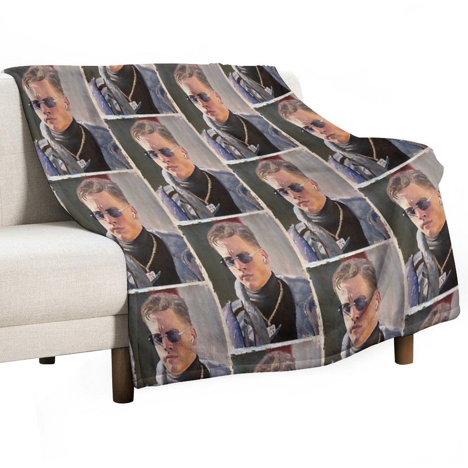 Joe Burrow Bengals Easy Care Throw Blanket