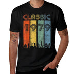 40th Birthday T Gift Vintage 1979 Mom Dad Classic  Easy-care T-Shirt