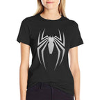 Marvel Spider-Man 2 Game Spider Logo  Heathered Texture T-Shirt