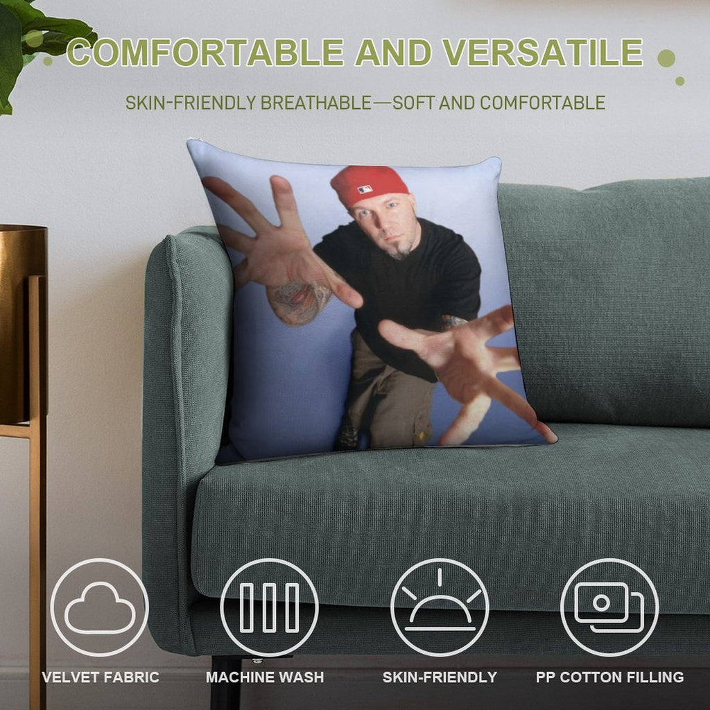Fred Durst Soft Multiple Sizes Throw Pillow