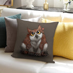 Adorable Owlbear Cub Soft Bedroom Essential Throw Pillow