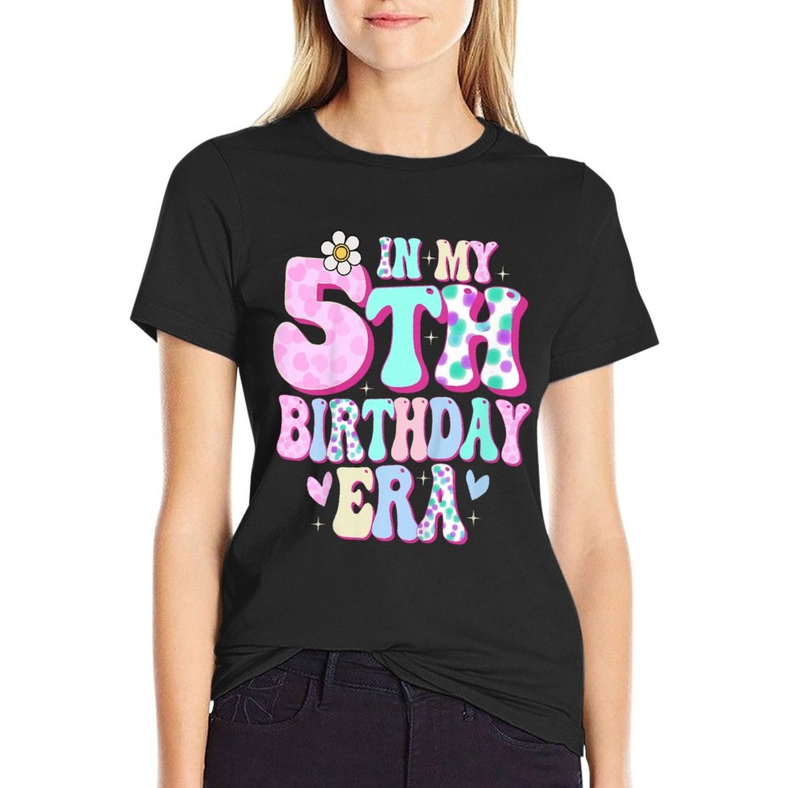In My 5th Birthday Era Girl Gifts Five Bday 5 Year Old  Classic T-Shirt