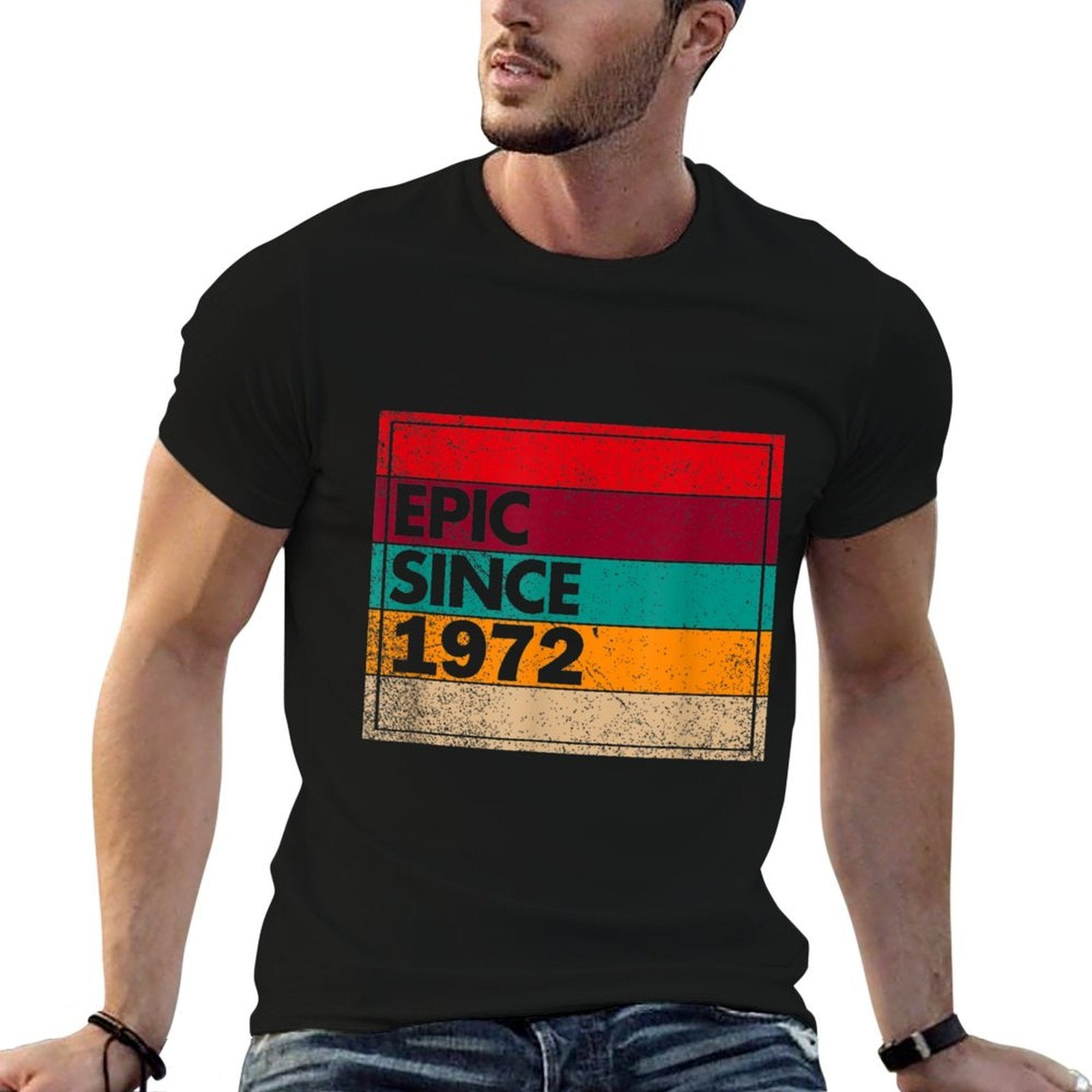 50 Years Old Epic Since 1972 50th Birthday  Wrinkle-resistant T-Shirt