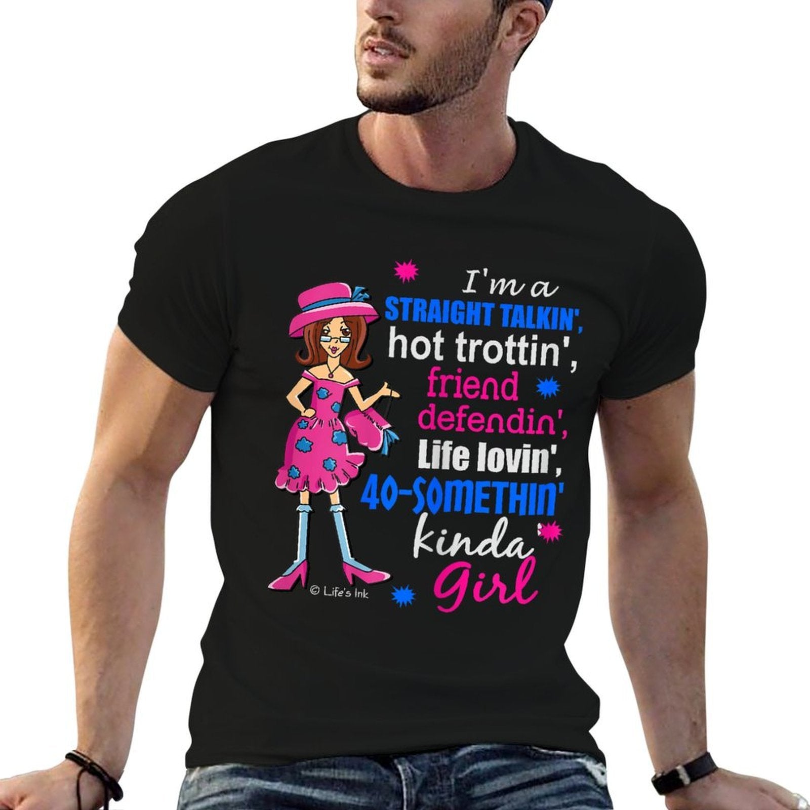 Funny 40th Birthday for Women in 40's  Relaxed-fit T-Shirt