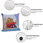 Tuca And Bertie Soft Anti-Pilling Throw Pillow