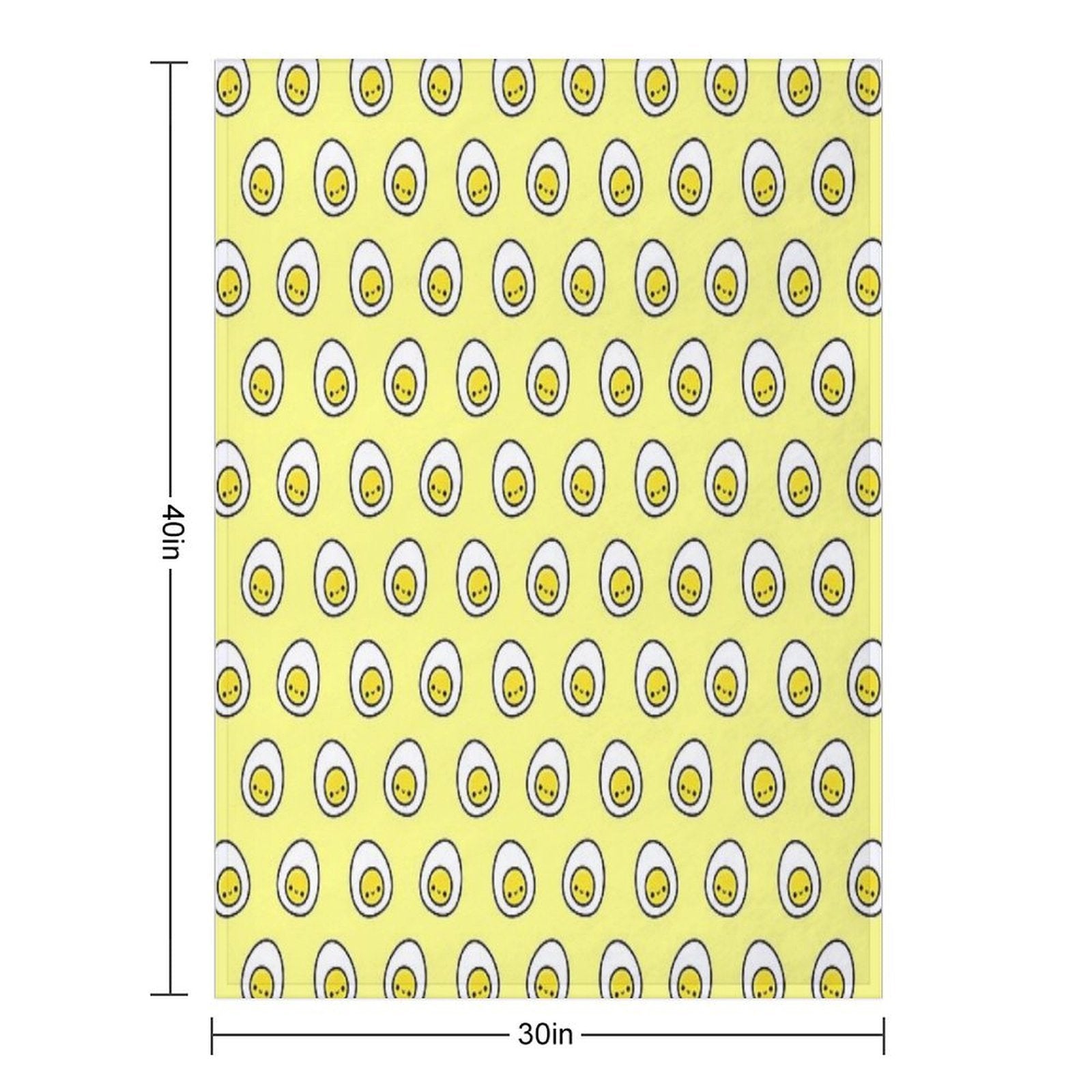 Yummy Egg Compact Throw Blanket