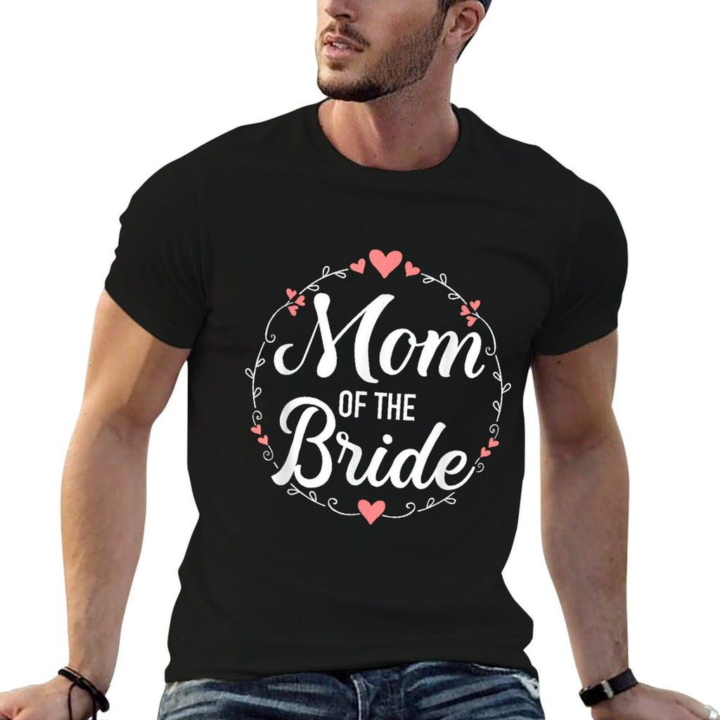 Mom of The Bride Wedding  Trendy Pattern T-Shirt