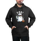 Halloween Costume Boo Ghost Rock Pumpkin Colorfast Hoodie