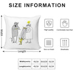 Who Pulls Which String Soft Warmth Comfort Throw Pillow